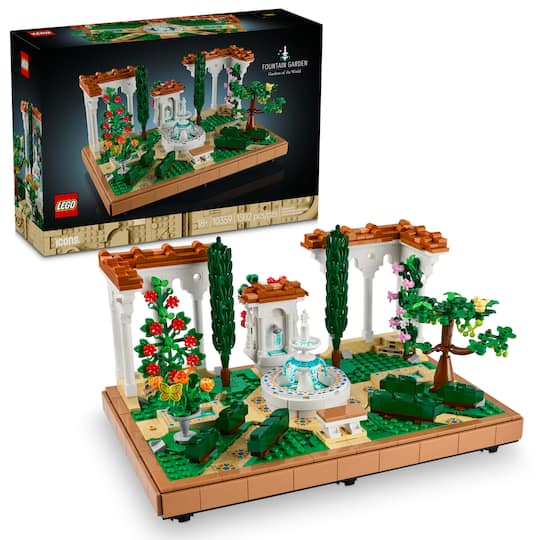 LEGO® Icons Fountain Garden Home and Office Decor, Building Set for Adults 10359 | 15.04" x 10.31" x 4.65" | Michaels®